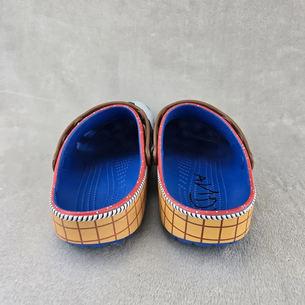 Crocs Toy Story Woody Shoe Mens Size 11 Clogs Disney Pixar Cow Print Womens 12.5